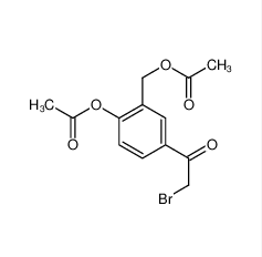 4-乙酰氧基-3-乙酰氧基甲基-alpha-溴苯乙酮|24085-07-2		 