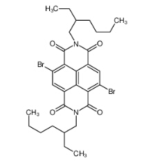 4,9-二溴-2,7-二(2-乙基己基)异色烯并[6,5,4-DEF]异色烯-1,3,6,8-四酮|1088205-02-0