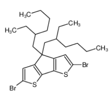 2,6-二溴-4,4-双(2-乙基己基)-4H-环戊并[2,1-b:3,4-b’]二噻吩|365547-21-3